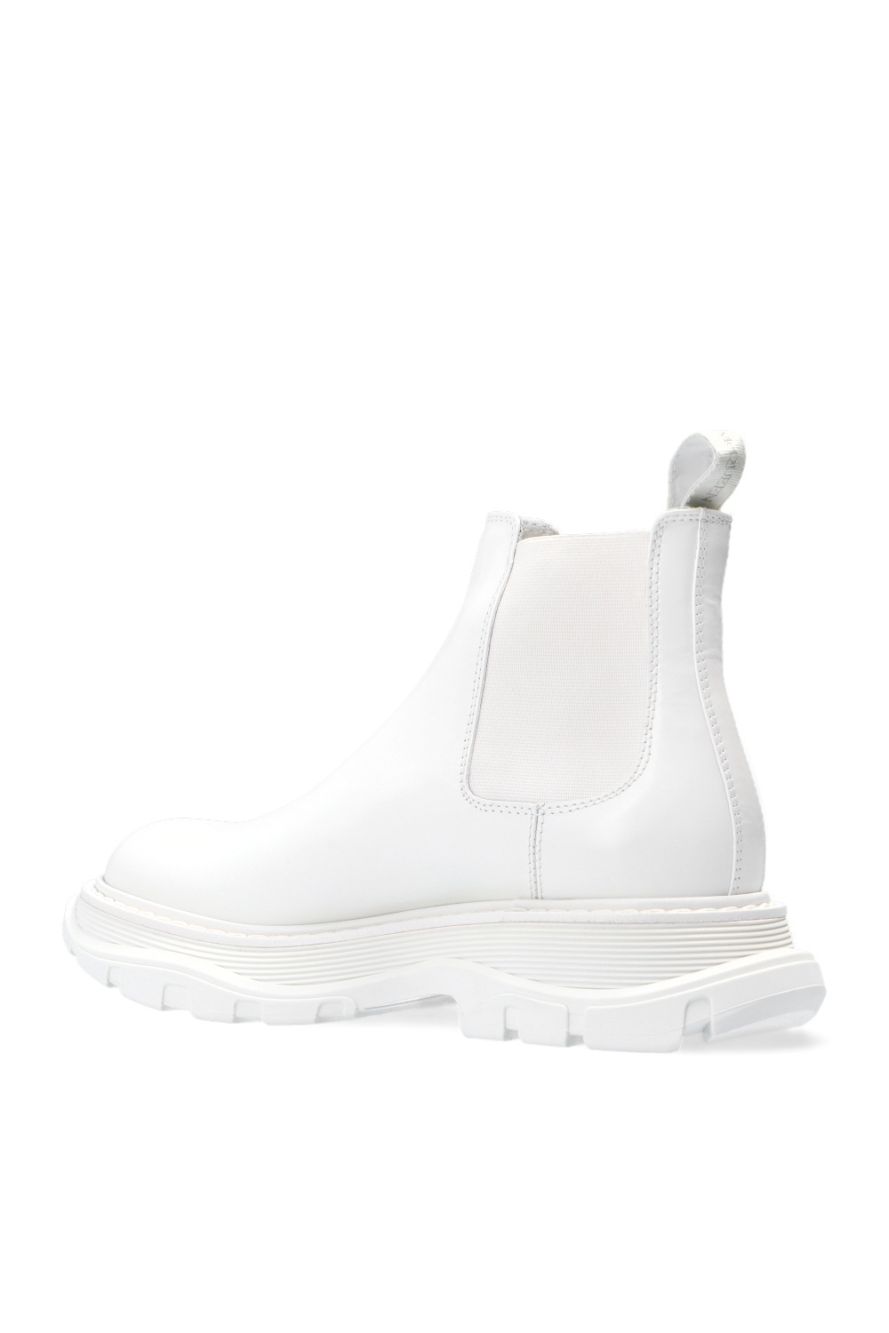 Alexander McQueen Chelsea boots on flagship sole